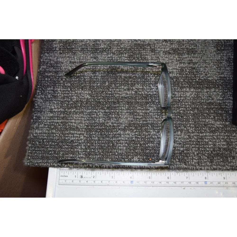 Warby Parker Hemmings WIDE 319 Eyeglasses 53 18 145 Clear Teal Auqa Blue Green